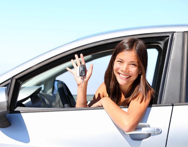 Driving a car
